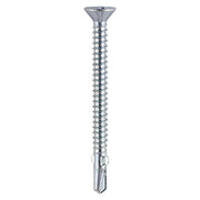 Zinc Countersunk Self Drilling Light Wing Tip Screw